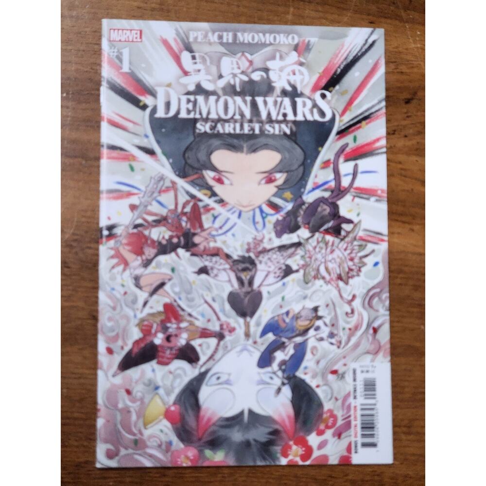 Peach Momoko: Demon Wars: Scarlet Sin #1 Marvel Comic Book VG/VF First Print